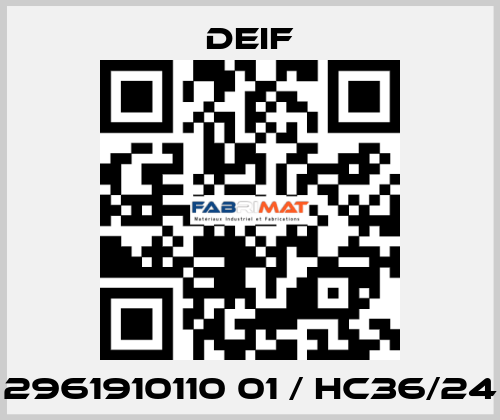 2961910110 01 / HC36/24 Deif