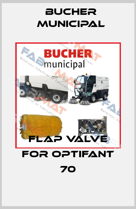 flap valve for Optifant 70 Bucher Municipal