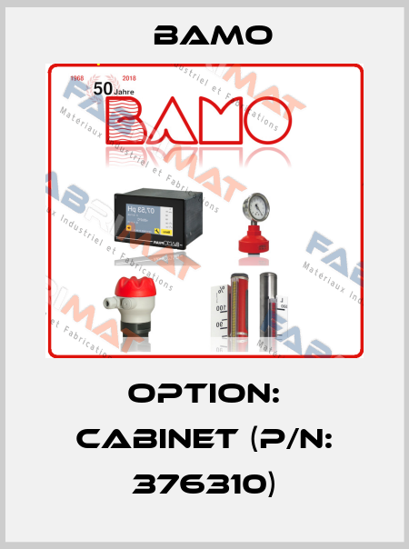 Option: Cabinet (P/N: 376310) Bamo