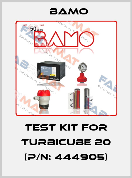 Test kit for TURBICUBE 20 (P/N: 444905) Bamo