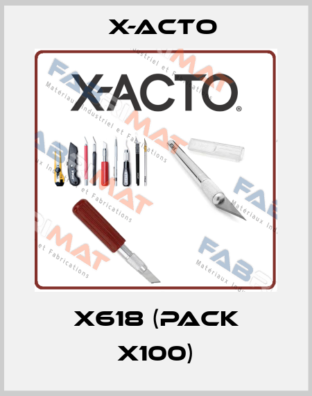 X618 (pack x100) X-acto
