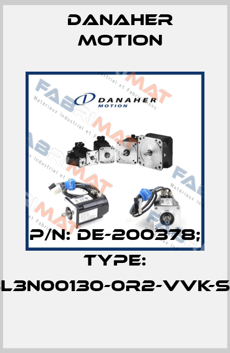 P/N: DE-200378; Type: DBL3N00130-0R2-VVK-S40 Danaher Motion
