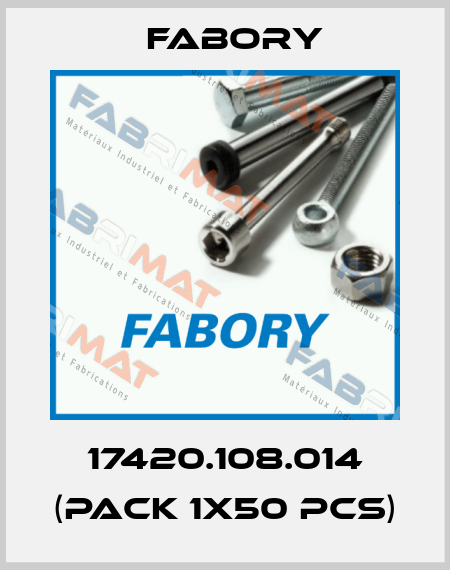 17420.108.014 (pack 1x50 pcs) Fabory
