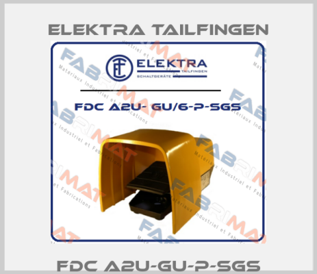 FDC A2U-GU-P-SGS Elektra Tailfingen