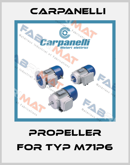 Propeller For Typ M71P6 Carpanelli