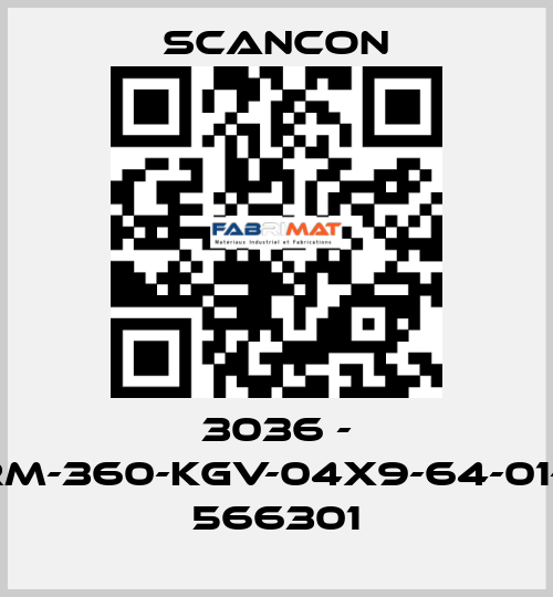 3036 - 2RM-360-KGV-04x9-64-01-S- 566301 Scancon