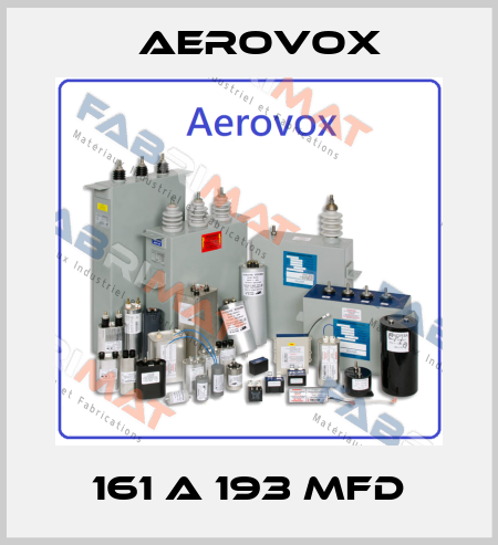 161 A 193 MFD Aerovox