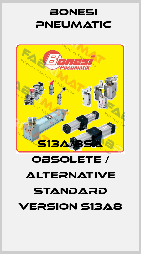 S13A/8SA obsolete / alternative standard version S13A8 Bonesi Pneumatic