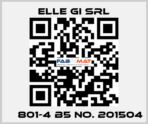 МС801-4 B5 No. 201504 ELLE GI SRL