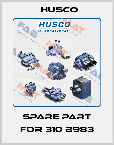 Spare part for 310 B983 Husco