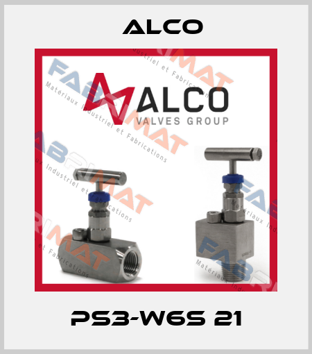 PS3-W6S 21 Alco