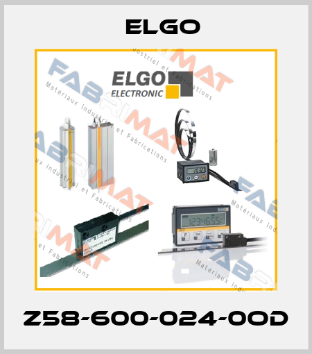 Z58-600-024-0OD Elgo