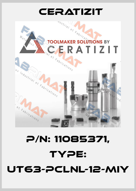 P/N: 11085371, Type: UT63-PCLNL-12-MIY Ceratizit