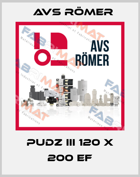 PUDZ III 120 X 200 EF Avs Römer