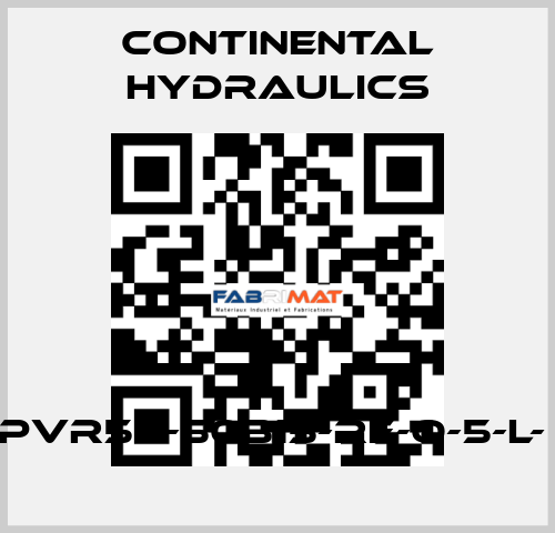 PVR50-50B15-RF-O-5-L-  Continental Hydraulics