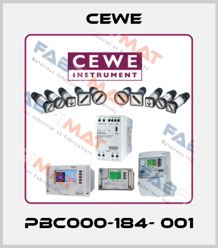 PBC000-184- 001 Cewe