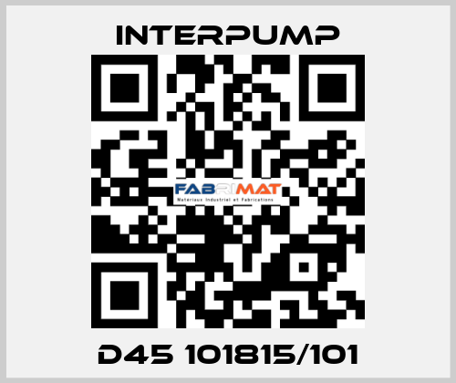 D45 101815/101 Interpump