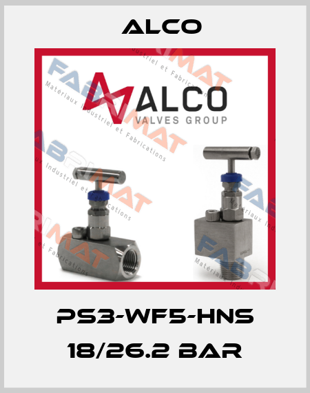 PS3-WF5-HNS 18/26.2 bar Alco