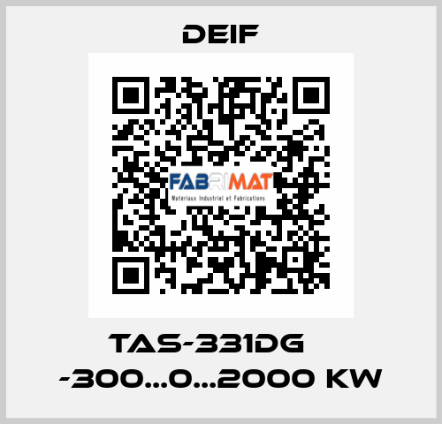 TAS-331DG    -300...0...2000 kW Deif