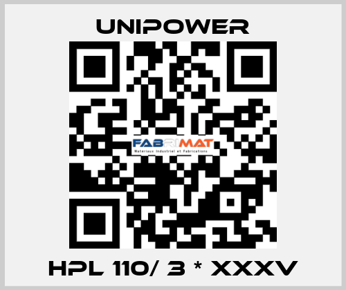 HPL 110/ 3 * XXXV Unipower