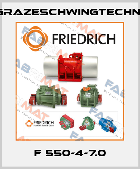 F 550-4-7.0 GrazeSchwingtechnik