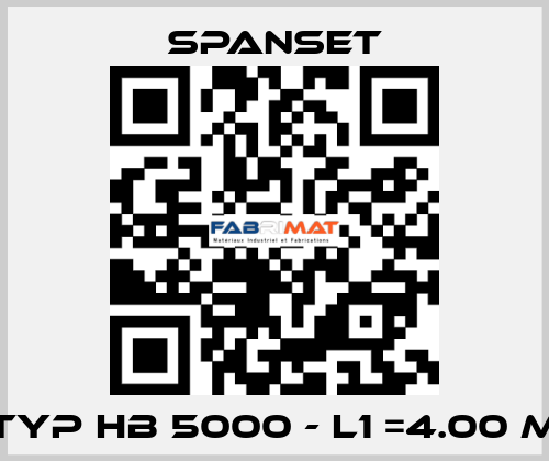 Typ HB 5000 - L1 =4.00 m SpanSet