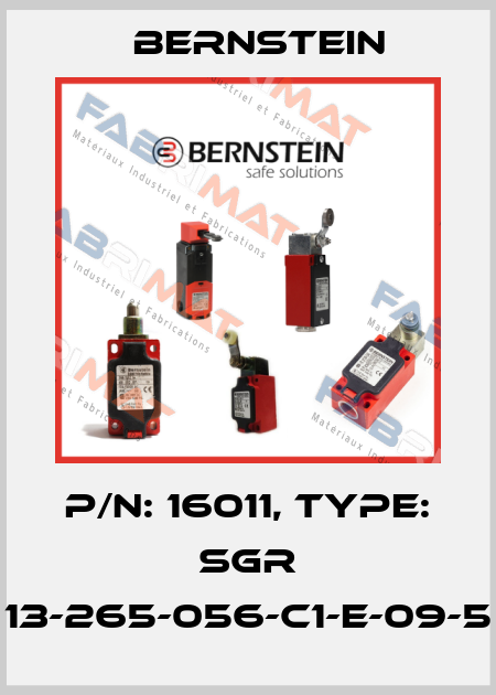 P/N: 16011, Type: SGR 13-265-056-C1-E-09-5 Bernstein