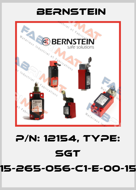 P/N: 12154, Type: SGT 15-265-056-C1-E-00-15 Bernstein
