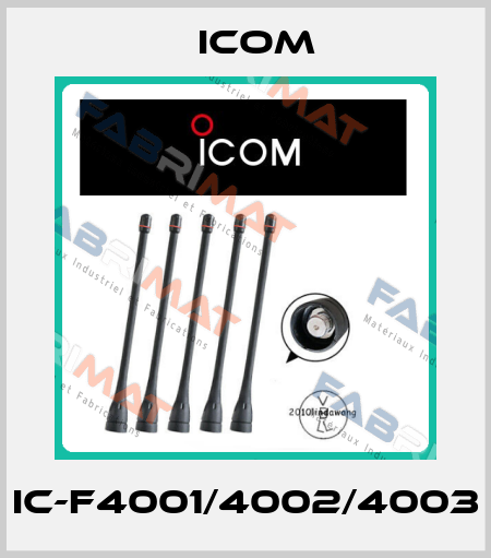 IC-F4001/4002/4003 Icom