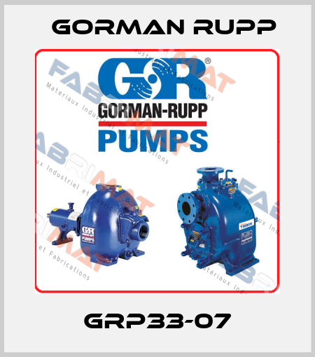 GRP33-07 Gorman Rupp