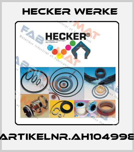 Artikelnr.AH104998 Hecker Werke