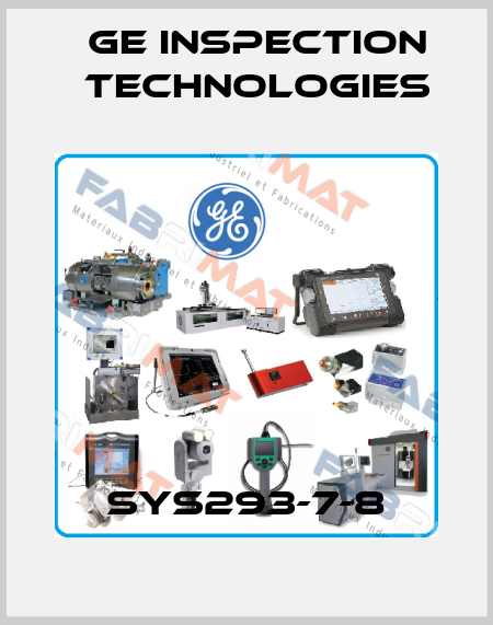 SYS293-7-8 GE Inspection Technologies