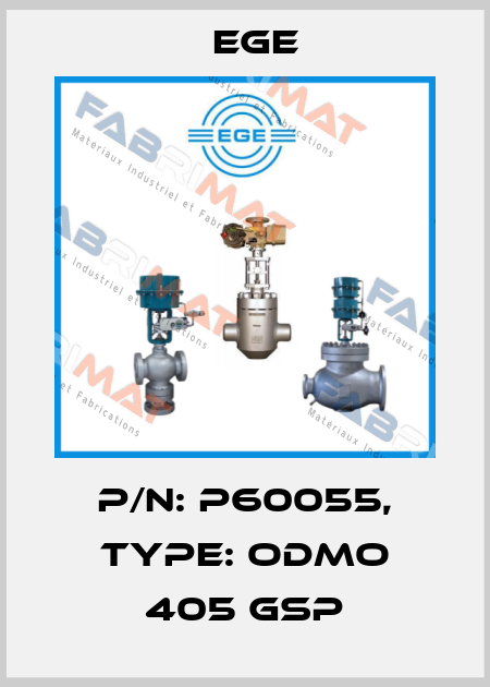 p/n: P60055, Type: ODMO 405 GSP Ege