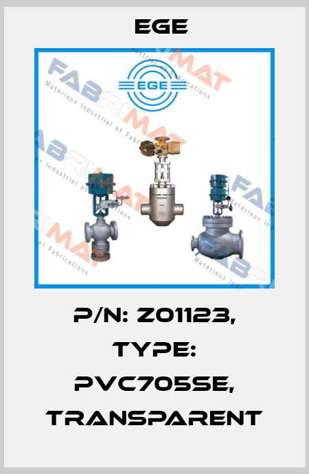 p/n: Z01123, Type: PVC705SE, transparent Ege