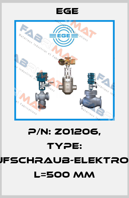 p/n: Z01206, Type: Aufschraub-Elektrode L=500 mm Ege