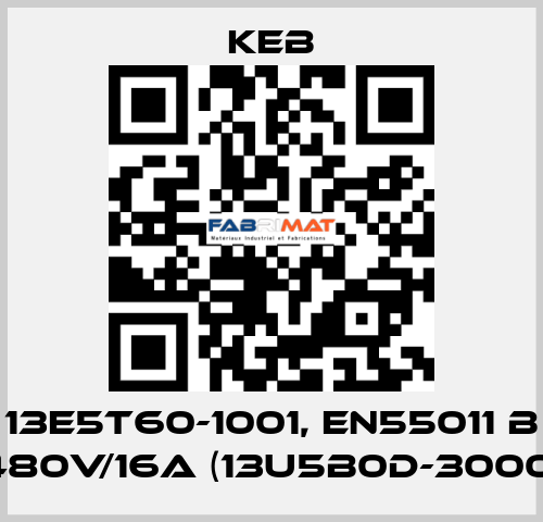 13E5T60-1001, EN55011 B 480V/16A (13U5B0D-3000) KEB