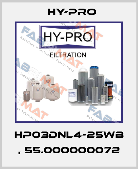 HP03DNL4-25WB , 55.000000072 HY-PRO