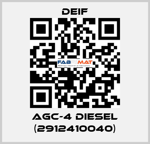 AGC-4 Diesel (2912410040) Deif