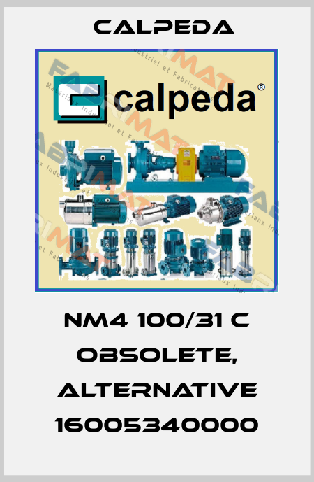 NM4 100/31 C obsolete, alternative 16005340000 Calpeda
