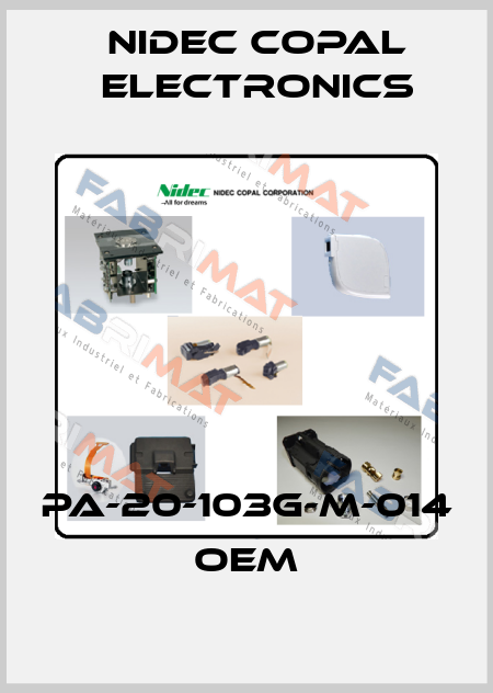 PA-20-103G-M-014 oem Nidec Copal Electronics