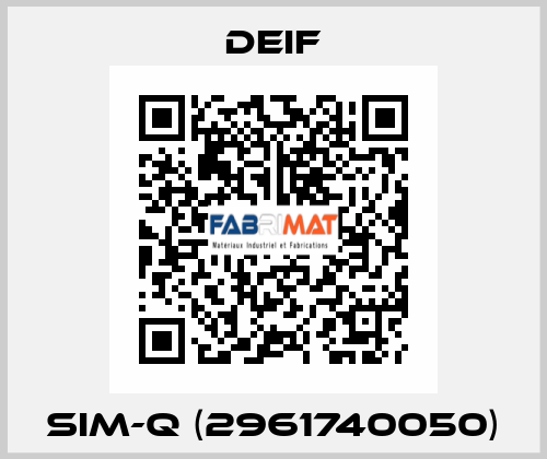 SIM-Q (2961740050) Deif