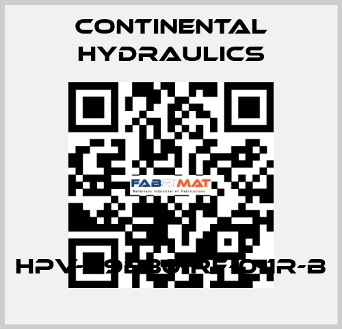 HPV-29B30-RF-0-1R-B Continental Hydraulics