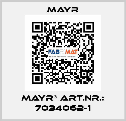 mayr® Art.Nr.: 7034062-1 Mayr