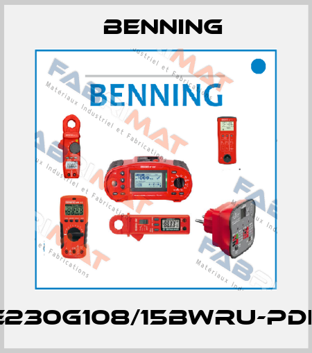 E230G108/15BWru-PDE Benning