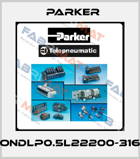 ONDLP0.5L22200-316 Parker