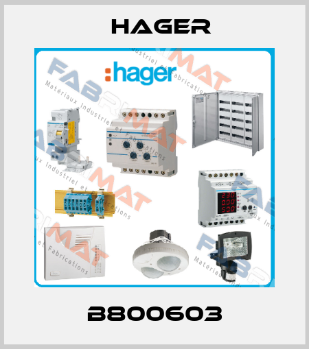 B800603 Hager