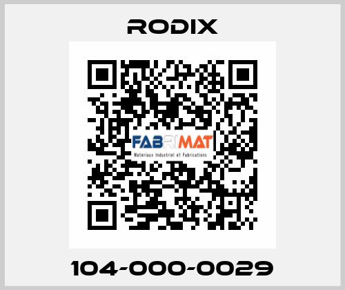 104-000-0029 Rodix