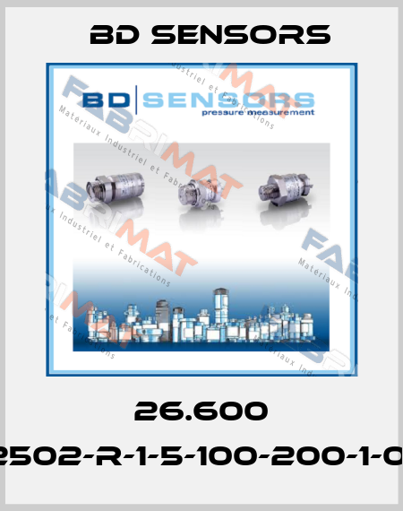 26.600 G-2502-R-1-5-100-200-1-000 Bd Sensors