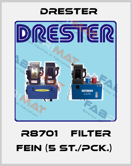 R8701    FILTER FEIN (5 ST./PCK.)  Drester
