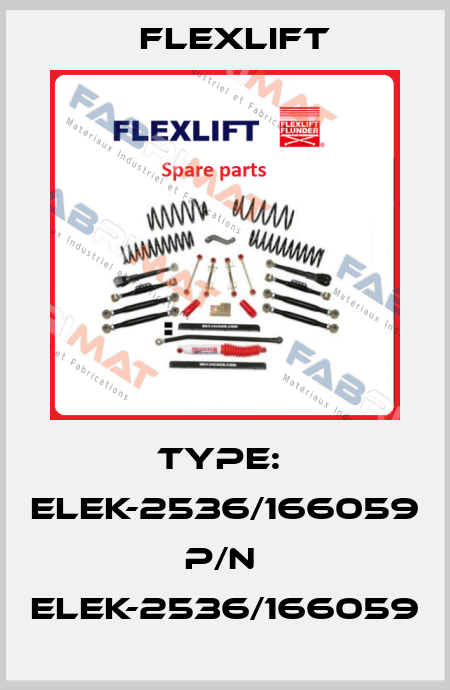 Type:  ELEK-2536/166059  P/N  ELEK-2536/166059 Flexlift